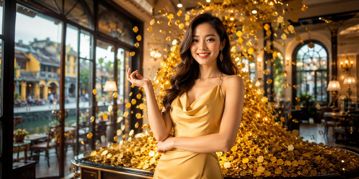 Người dùng tại Hội An đọc đánh giá casino tại quán cà phê